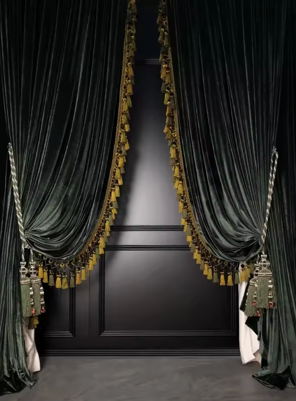 Velvet curtain