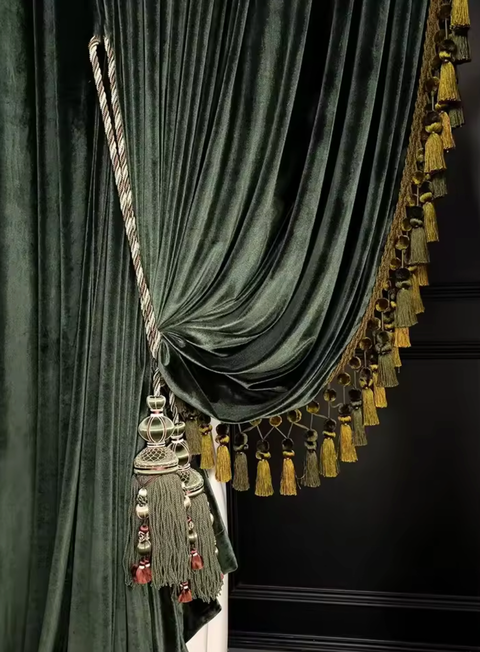 Velvet curtain